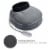 Yescom 2-in-1 Electric Shiatsu Foot & Back Massager Warmer Fast Heating Pad 12 Rollers Perspective: back