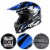 AHR H-VEN25 Full Face Helmet DOT Adult Outdoor Motocross Off-Road Dirt Bike S Perspective: back