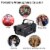 500W Fog Machine Smoke Spray Effect with LED Light for Party Stage Portable Perspective: back