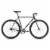 AVASTA 700C 47 In Single Speed Loop Fixed Gear Urban Commuter Fixie Bike, Black Perspective: back