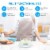 USB Rechargeable Food Scale, 33lb 15Kg Kitchen Scale Digital Weight Grams and oz for Cooking Perspective: back