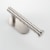 Stainless Steel Toilet Paper Holder Adhensive Tissue Paper Roll Holder for Bathroom Nickel Perspective: back
