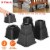 8Pcs Furniture Risers 500kg 1100lbs Capacity Bed Lifters Adjustable Couch Table Chair Risers Perspective: back