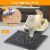 Cat Litter Mat EVA Honeycomb Double Layer Kitty Litter Trapping Carpet Urine-proof Scatter Perspective: back