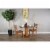 Sunny Designs Sedona 37  Ladderback Chair with Wood Seat in Rustic Oak Perspective: back