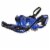 Crescent Moon Womens Athletic Trail Snowshoes w/ Crampons, Gold 13 Sapphire Blue Perspective: back