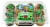Two-Bite® Minecraft Mini Cupcakes Perspective: back