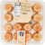 Two-Bite® Pumpkin Tarts with Cream Cheese Party Platter Perspective: back