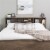 Prepac Salt Spring King Bookcase Headboard in Drifted Gray Perspective: back