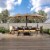 Mondawe 15 Ft Rectangular Double-sided Solar Led Outdoor Patio Market Umbrella With Base Perspective: back