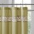 Madison Park MP70-1918 Serene Shower Curtain 72x72 green,72x72 Perspective: back