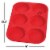 Mrs Anderson's Baking 6Cup Muffin Top Pan, BPA Free, Non-Stick European-Grade Silicone Perspective: back