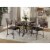 Lexicon Fideo Mahogany Transitional Wood Dining Room Round Table Perspective: back