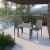 Leisuremod Kent Outdoor Dining Chair Perspective: back