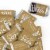 393 Pcs Gold Graduation Candy Party Favors Hershey's Miniatures Kisses (4.95 lbs) Perspective: back