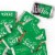 524 Pcs Green Graduation Candy Party Favors Hershey's Miniatures Kisses (6.6 lbs) Perspective: back