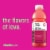 Vitaminwater® With Love Raspberry Dark Chocolate Flavored Bottled Water Perspective: back