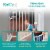 KidCo G2000 Safeway Top of Stairs Quick Release Baby Gate, 42.5 x 30.5 In, White Perspective: back