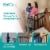 KidCo G2101 Angle Mount Metal Safeway Quick Release Top of Staircase Gate, Black Perspective: back