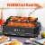 Litifo Smokeless Grill, Portable Electric Grill with Non-Stick Coating, Removable Dishwasher Perspective: back