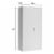 Aobabo 72 Inch Rolling Locking Storage Cabinet with Adjustable Shelves, Gray Perspective: back