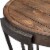 Magnussen Yukon Industrial Bourbon Coffee Table with Casters Perspective: back