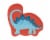 TarHong Shaped Plate Pack - Red Dinosaur Perspective: back