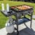 Char-Griller Flat Iron 2-Burner Gas Griddle - Black Perspective: back
