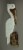 White Wood Coastal Pelican Perched On Nautical Piling Wall Sculpture 24 inch Perspective: back