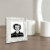 Framed Mini Print - Edgar Allan Poe - And, All I Loved, I Loved Alone Quote - 4x3.5 in Frame Perspective: back