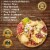 Bamboo Cheese Board and Knife Set with Magnetic Cutlery Storage - 13 Round Charcuterie Board Perspective: back
