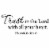 VWAQ Trust In The Lord With All Your Heart Bible Vinyl Wall art Decal Version 2 Perspective: back
