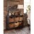 Uttermost Ardusin Transitional Wood Hobby Cupboard in Black Finish Perspective: back