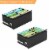 AOBABO 4 Drawer Lateral File Cabinet w/ Lock for Letter/Legal Size Paper, Black Perspective: back