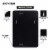 ANDY STAR Modern 22 x 30 Inch Rectangular Hanging Bathroom Mirror, Matte Black Perspective: back