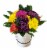 Small Floral Arrangement Perspective: back