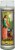 INDIO Guardian Angel Glass Jar Candle - White - 8 Inch Perspective: back