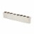 Luxury Living 8-Hole Wooden Sugar Mold Candle Holder in White Distressed Perspective: back
