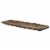 Solid Wood Hand-Carved Jumbo Decorative Bowl, Pecan Decorative Bowl Perspective: back