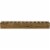 Luxury Living 12-Hole Rustic Wooden Sugar Mold Candle Holder in Pecan Brown Perspective: back