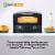 Sengoku SET-G16A(K) HeatMate Graphite Technology Toaster Oven, 120 Volt, Black Perspective: back