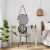 Hillsdale Marsala Vanity Stool in Gray Perspective: back