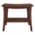 Hillsdale Preston Vanity Stool in Walnut Perspective: back