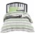 Hillsdale Carolina Headboard - Twin - w/Rails - Black Perspective: back