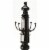 Butler Specialty Masterpiece Joshua Coat Rack in Black Licorice Perspective: back