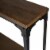 Butler Specialty Mountain Lodge Console Table in Burnt Umber Perspective: back