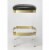 Butler Specialty Company Jordan Acrylic & Leather 24  Counter Stool - Black Perspective: back
