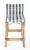 Butler Serienna Blue and White Rattan Low Back Counter Stool Perspective: back