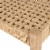 Butler Garner Woven Jute Stool Perspective: back