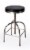 Butler Clyde Black Leather Adjustable Bar Stool Perspective: back